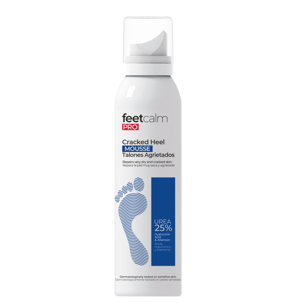 Восстанавливающий мусс против трещин на пятках Feetcalm Cracked Heel Mousse 25% Urea, 300 мл